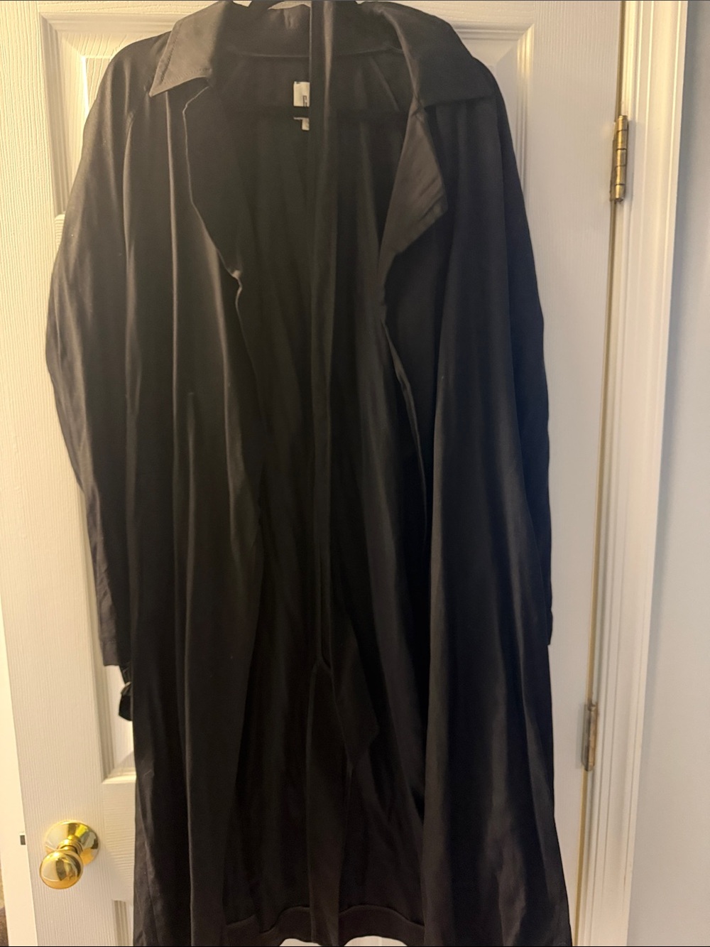 Women’s  Gap Black open Trench Coat - Classic Lightweight XL